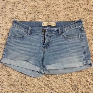 Hollister Light Blue Jean Shorts